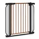 Poarta de siguranta cu prindere prin presiune Truus slim, 75 - 85 cm, Carbon, Lionelo 634842
