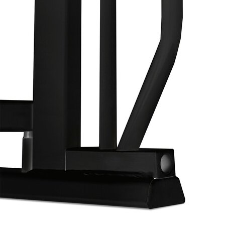 Poarta de siguranta cu prindere prin presiune Truus slim, 75 - 85 cm, Black Onyx, Lionelo 634901