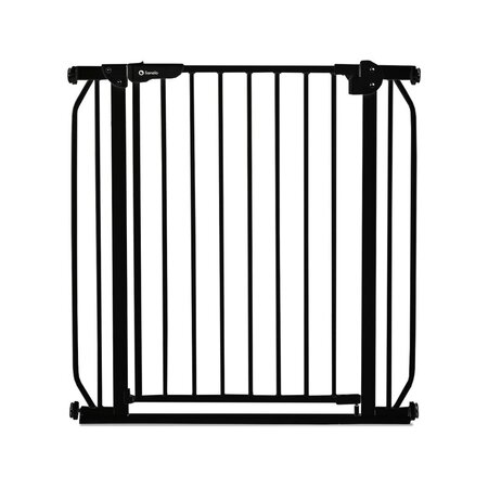 Poarta de siguranta cu prindere prin presiune Truus slim, 75 - 85 cm, Black Onyx, Lionelo 634897
