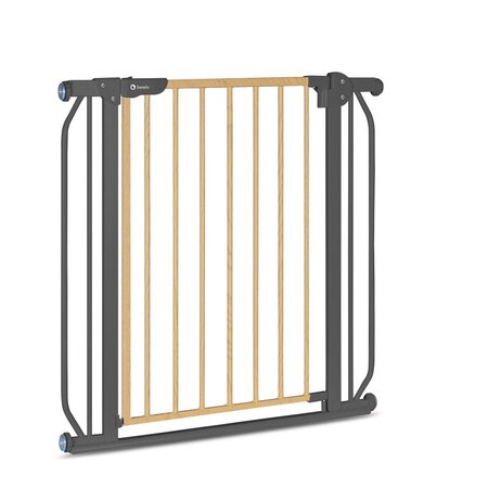 Poarta de siguranta cu prindere prin presiune Truus slim, 105 cm, Grey Graphite, Lionelo 634892
