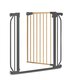 Poarta de siguranta cu prindere prin presiune Truus slim, 105 cm, Grey Graphite, Lionelo 634883