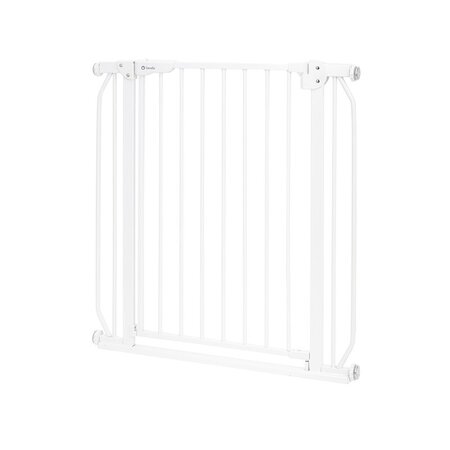 Poarta de siguranta cu prindere prin presiune Truus slim, 105 cm, White, Lionelo