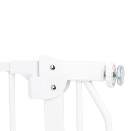 Poarta de siguranta cu prindere prin presiune Truus slim, 75 - 85 cm, White, Lionelo 634877