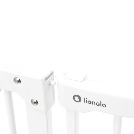 Poarta de siguranta cu prindere prin presiune Truus slim, 75 - 85 cm, White, Lionelo 634878