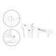 Poarta de siguranta cu prindere prin presiune Truus slim, 75 - 85 cm, White, Lionelo 634880