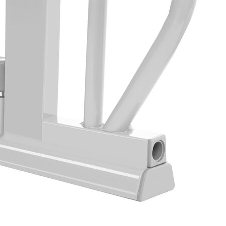 Poarta de siguranta cu prindere prin presiune + 2 extensii Truus slim, 75 - 85 cm + 2 x 10 cm, Grey, Lionelo 634866