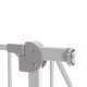 Poarta de siguranta cu prindere prin presiune + 2 extensii Truus slim, 75 - 85 cm + 2 x 10 cm, Grey, Lionelo 634867