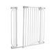 Poarta de siguranta cu prindere prin presiune + 2 extensii Truus slim, 75 - 85 cm + 2 x 10 cm, Grey, Lionelo 634864