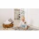Poarta de siguranta cu prindere prin suruburi Truus Slim LED, 75 - 85 cm, Gri, Lionelo 634920