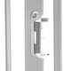 Poarta de siguranta cu prindere prin suruburi Truus Slim LED, 75 - 85 cm, Gri, Lionelo 634914