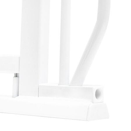 Poarta de siguranta cu prindere prin suruburi Truus Slim LED, 75 - 85 cm, White, Lionelo 634935