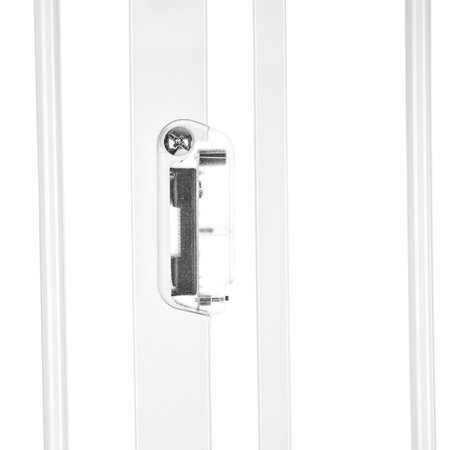 Poarta de siguranta cu prindere prin suruburi Truus Slim LED, 75 - 85 cm, White, Lionelo 634932