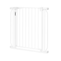 Poarta de siguranta cu prindere prin suruburi Truus Slim LED, 75 - 85 cm, White, Lionelo