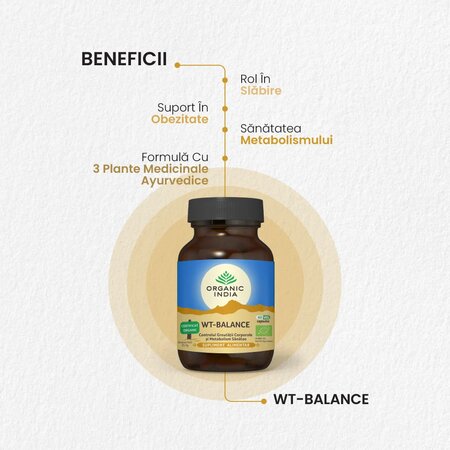 Wt-Balance Metabolism Sanatos, 60 capsule, Organic India 686813