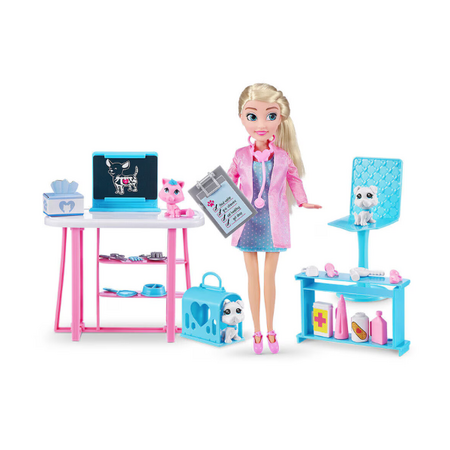 Set de joaca Clinica veterinara, + 3 ani, Sparkle Girlz 635112