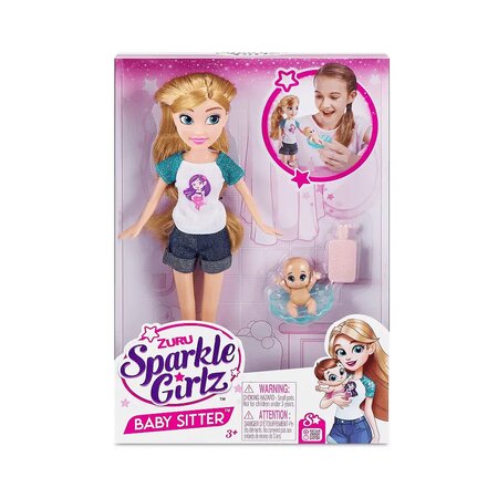 SPARKLE GIRLZ SET DE JOACA PAPUSA BABYSITTER  1100021594