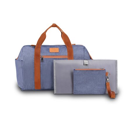 Geanta pentru mamici cu multiple compartimente Ida, Albastru, Lionelo 635137