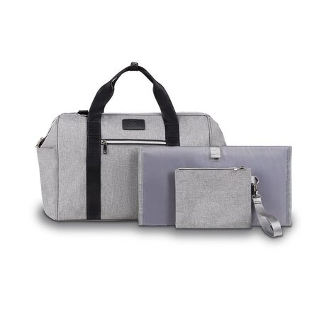 Geanta pentru mamici cu multiple compartimente Ida, Grey, Lionelo 635186