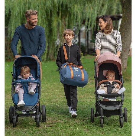 Geanta pentru mamici cu multiple compartimente Ida, Grey, Lionelo 635204