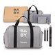 Geanta pentru mamici cu multiple compartimente Ida, Grey, Lionelo 635193