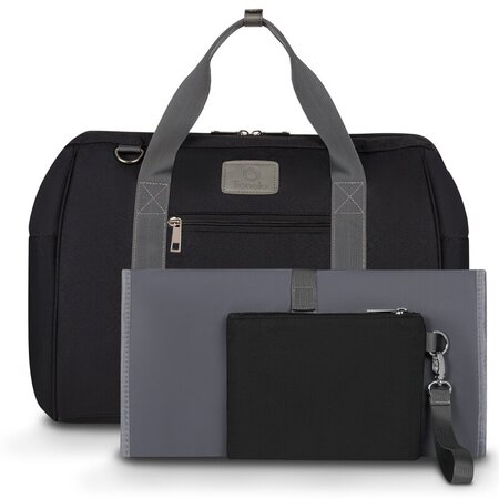Geanta pentru mamici cu multiple compartimente Ida, Black, Lionelo 635162