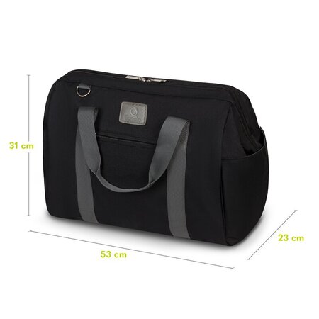 Geanta pentru mamici cu multiple compartimente Ida, Black, Lionelo 635158