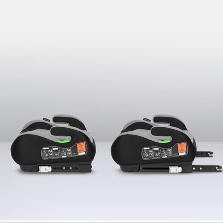 Inaltator auto cu Isofix Luuk Fix, 125 - 150 cm, Grey Stone, Lionelo 635238