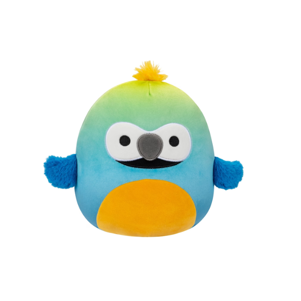 Jucarie de plus Papagalul Macaw Squad 17, 19 cm, + 3 ani, Squishmallows