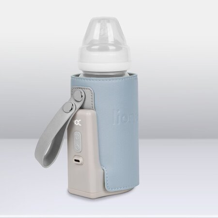 Incalzitor de biberoane portabil Thermup Go Plus, Blue Sky, Lionelo 635314