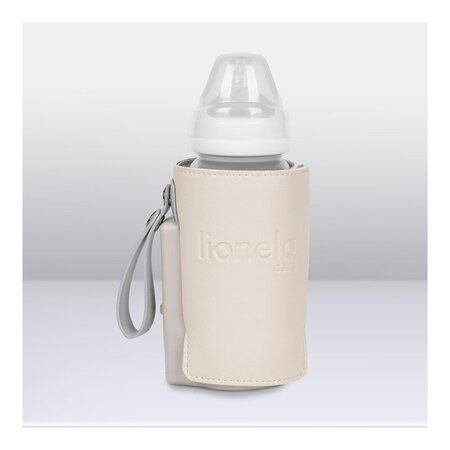 Incalzitor de biberoane portabil Thermup Go Plus, Beige Sand, Lionelo 635347