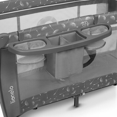 Patut pliabil cu doua nivele Sven Plus, 120 x 60 cm, Grey Concrete, Lionelo 635478