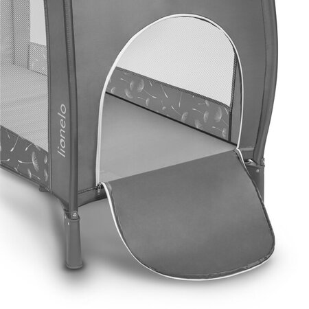 Patut pliabil cu doua nivele Sven Plus, 120 x 60 cm, Grey Concrete, Lionelo 635461