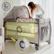 Patut pliabil cu doua nivele Sven Plus, 120 x 60 cm, Grey Concrete, Lionelo 635488