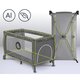 Patut pliabil cu doua nivele Sven Plus, 120 x 60 cm, Grey Concrete, Lionelo 635487