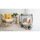 Patut pliabil cu doua nivele Sven Plus, 120 x 60 cm, Grey Concrete, Lionelo 635481