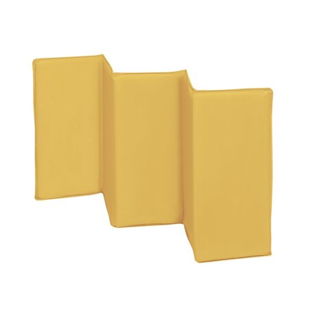 Patut pliabil cu doua nivele Sven Plus, 120 x 60 cm, Yellow Scandi, Lionelo 635522