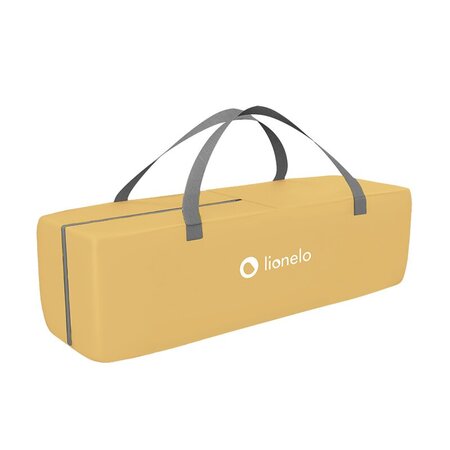 Patut pliabil cu doua nivele Sven Plus, 120 x 60 cm, Yellow Scandi, Lionelo 635523