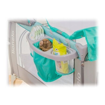 Patut pliabil cu doua nivele Sven Plus, 120 x 60 cm, Yellow Scandi, Lionelo 635535