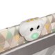 Patut pliabil cu doua nivele Sven Plus, 120 x 60 cm, Yellow Scandi, Lionelo 635521