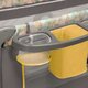 Patut pliabil cu doua nivele Sven Plus, 120 x 60 cm, Yellow Scandi, Lionelo 635520