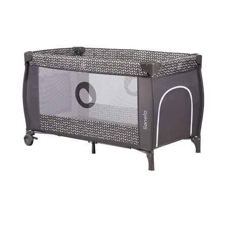 Patut pliabil cu doua nivele Sven Plus, 120 x 60 cm, Grey Scandi, Lionelo 635555