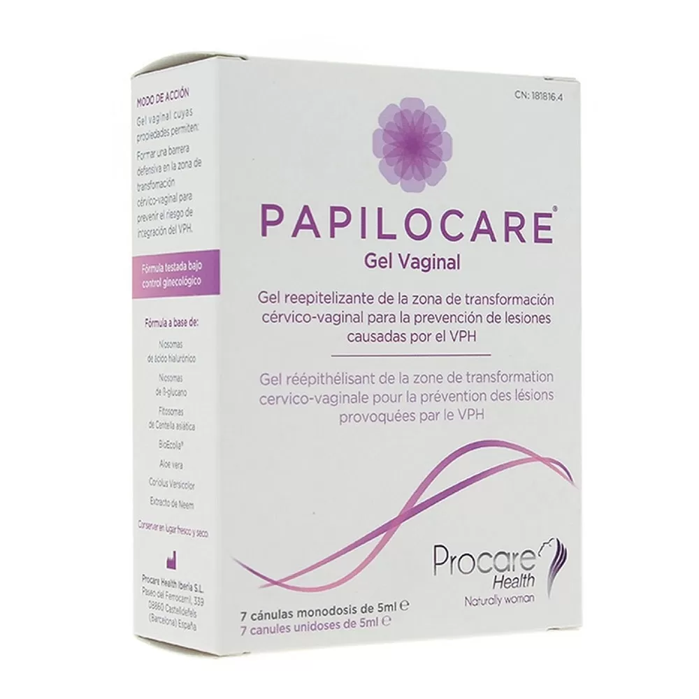 Papilocare Gel Vaginal, 7 canule x 5 ml, Gedeon Richter