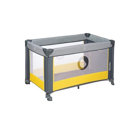 Patut pliabil cu un nivel Stefi, 120 x 60, Yellow Lemon, Lionelo 635628