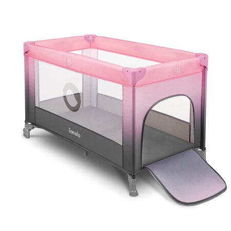 Patut pliabil cu un nivel Stefi, 120 x 60 cm, Pink Ombre, Lionelo 635647