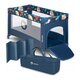 Patut pliabil cu un nivel Stefi, 120 x 60 cm, Blue Navy, Lionelo 635662