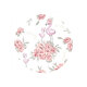 Baldachin din tull cu funda din bumbac, Peonie Pink, 400x170 cm, MimiNu 635669