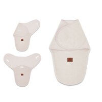 Sistem de infasare pentru bebelusi, tesatura thermofrotte, Powder Pink, 0-3 luni, Miminu