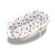 Set pentru landou/cosulet cu protectie, saltea si perna din bumbac, Fox, Miminu 635730