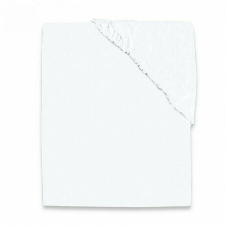 Cearceaf cu elastic pentru landou, carucior si cosulet, Alb, 80x35 cm, MimiNu