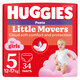 Scutece Little Movers Pants Girl, Nr. 5, 12 -17 kg, 34 bucati, Huggies 801132